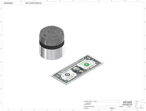 Automatic inline bottle cap tightener machine, model-trucap, Component APL-HORT-800104, by Acasi Machinery Inc.