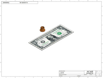 Automatic inline bottle cap tightener machine, model-trucap, Component M1-06454714, by Acasi Machinery Inc.