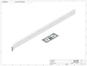 Automatic inline bottle cap tightener machine, model-trucap, Part CAI-10X-21-100E-C, by Acasi Machinery Inc.