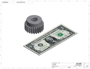 Automatic inline bottle cap tightener machine, model-trucap, Part CAI-10X-25-016, by Acasi Machinery Inc.