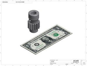 Automatic inline bottle cap tightener machine, model-trucap, Part CAI-10X-25-020B, by Acasi Machinery Inc.