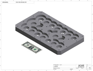 Automatic inline bottle cap tightener machine, model-trucap,Part CAI-10X-25-024-V01, by Acasi Machinery Inc.