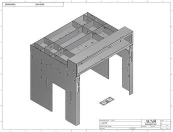 Automatic inline bottle cap tightener machine, model - TruCap, Assy 305-004E, by Acasi Machinery Inc.