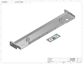 Automatic inline bottle cap tightener machine, model - TruCap, Assy CAI-10X-13-020E, by Acasi Machinery Inc.