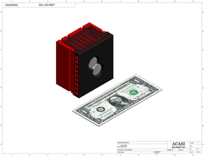 Automatic inline bottle cap tightener machine, model - TruCap, Component AEL-QQ-9957, by Acasi Machinery Inc.