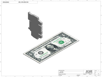 Automatic inline bottle cap tightener machine, model - TruCap, Component AEL-WA-859-304, by Acasi Machinery Inc.