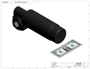 Automatic inline bottle cap tightener machine model - TruCap, Component APL-BISO021-756-4430, by Acasi Machinery Inc.