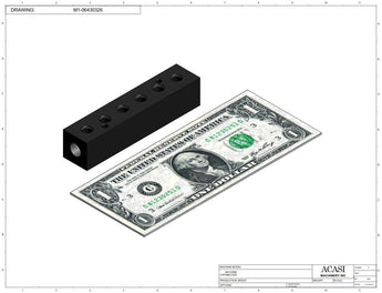 Automatic inline bottle cap tightener machine, model - TruCap, Component M1-06430326, by Acasi Machinery Inc.