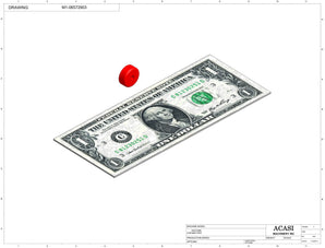 Automatic inline bottle cap tightener machine, model - TruCap, Component M1-06572903, by Acasi Machinery Inc.