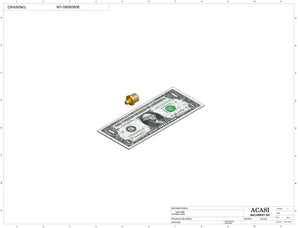 Automatic inline bottle cap tightener machine, model - TruCap, Component M1-08060808, by Acasi Machinery Inc.