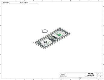 Automatic inline bottle cap tightener machine, model - TruCap, Component M1-67153320, by Acasi Machinery Inc.