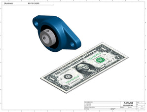 Automatic inline bottle cap tightener machine model - TruCap, Component M1-78135282, by Acasi Machinery Inc.