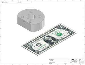 Automatic inline bottle cap tightener machine model - TruCap, Part 204090, by Acasi Machinery Inc.