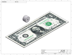 Automatic inline bottle cap tightener machine, model - TruCap, Part 305-142, by Acasi Machinery Inc.