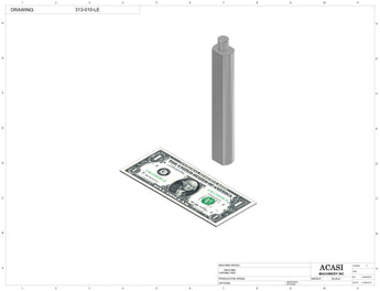 Automatic inline bottle cap tightener machine, model - TruCap, Part 313-010-LE, by Acasi Machinery Inc.