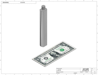 Automatic inline bottle cap tightener machine, model - TruCap, Part 313-010, by Acasi Machinery Inc.