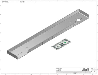 Automatic inline bottle cap tightener machine, model - TruCap, Part 313-050, by Acasi Machinery Inc.