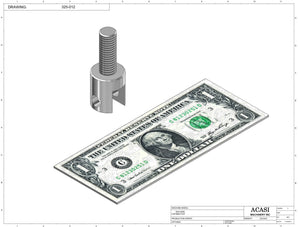 Automatic inline bottle cap tightener machine model - TruCap, Part 325-012, by Acasi Machinery Inc.