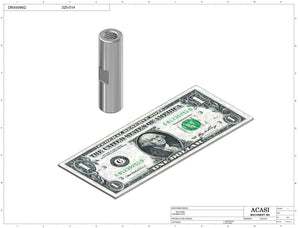 Automatic inline bottle cap tightener machine model - TruCap, Part 325-014, by Acasi Machinery Inc.