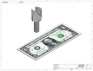 Automatic inline bottle cap tightener machine model - TruCap, Part 325-016, by Acasi Machinery Inc.