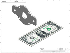 Automatic inline bottle cap tightener machine model - TruCap, Part 325-018, by Acasi Machinery Inc.