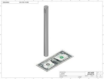 Automatic inline bottle cap tightener machine, model - TruCap, Part CAI-10X-13-006, by Acasi Machinery Inc.