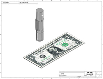Automatic inline bottle cap tightener machine, model - TruCap, Part CAI-10X-13-008, by Acasi Machinery Inc.
