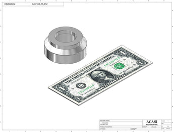 Automatic inline bottle cap tightener machine, model - TruCap, Part CAI-10X-13-012, by Acasi Machinery Inc.