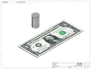 Automatic inline bottle cap tightener machine, model - TruCap, Part CAI-10X-13-024, by Acasi Machinery Inc.