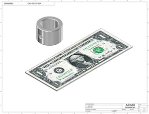 Automatic inline bottle cap tightener machine, model - TruCap, Part CAI-10X-13-034, by Acasi Machinery Inc.