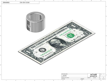 Automatic inline bottle cap tightener machine, model - TruCap, Part CAI-10X-13-034, by Acasi Machinery Inc.