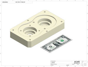 Automatic inline bottle cap tightener machine, model - TruCap, Part CAI-10X-17-004-03, by Acasi Machinery Inc.