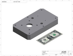 Automatic inline bottle cap tightener machine, model - TruCap, Part CAI-10X-17-004, by Acasi Machinery Inc.