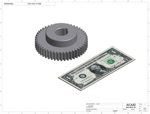 Automatic inline bottle cap tightener machine, model - TruCap, Part CAI-10X-17-006, by Acasi Machinery Inc.