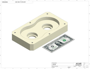 Automatic inline bottle cap tightener machine, model - TruCap, Part CAI-10X-17-016-V01, by Acasi Machinery Inc.