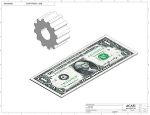 Automatic inline bottle cap tightener machine model - TruCap, Part CS-PS7000-01-026, by Acasi Machinery Inc.