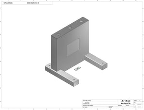 Automatic inline bottle cap tightener machine, model - Trucap, Assy 300-002E V2.0, by Acasi Machinery Inc.