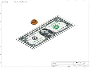 Automatic inline bottle cap tightener machine, model - Trucap, Component ASB-FB-810CUTTO.3125, by Acasi Machinery Inc.