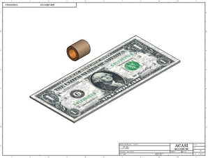 Automatic inline bottle cap tightener machine, model - Trucap, Component M1-04881405, by Acasi Machinery Inc.