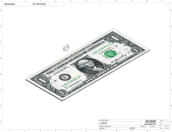 Automatic inline bottle cap tightener machine, model - Trucap, Component M1-05163381, by Acasi Machinery Inc.