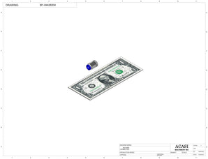 Automatic inline bottle cap tightener machine, model - Trucap, Component M1-84426204, by Acasi Machinery Inc.