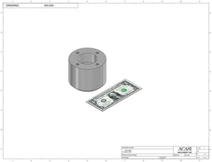 Automatic inline bottle cap tightener machine, model - Trucap, Part 300-040, by Acasi Machinery Inc.