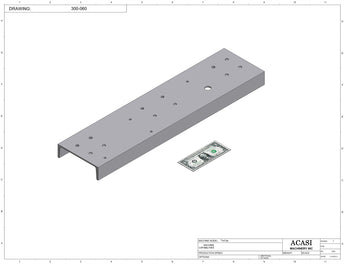 Automatic inline bottle cap tightener machine, model - Trucap, Part 300-060, by Acasi Machinery Inc.