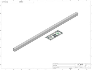Automatic inline bottle cap tightener machine, model - TruCap, Part 305-530, by Acasi Machinery Inc.