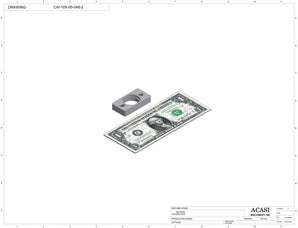 Automatic inline bottle cap tightener machine, model - Trucap, Part CAI-10X-05-048-2, by Acasi Machinery Inc.