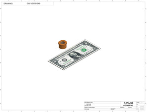 Automatic inline bottle cap tightener machine, model - Trucap, Part CAI-10X-05-049, by Acasi Machinery Inc.
