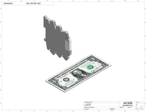 Automatic inline bottle cap tightener machine model TruCap Component AEL-WA-857-304 by Acasi Machinery Inc.
