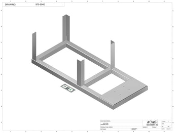 Automatic inline bottle cleaner with dry or wet cleaning options, model BR-15, Assy 975-504E, by Acasi Machinery Inc.