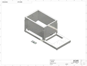 Automatic inline bottle cleaner with dry or wet cleaning options, model BR-15, Assy 975-506E, by Acasi Machinery Inc.