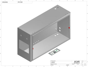 Automatic inline bottle cleaner with dry or wet cleaning options, model BR-15, Assy 975-702E, by Acasi Machinery Inc.